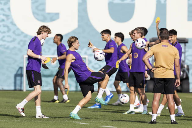 October 16, 2026, Sant Joan Despi, Barcelona, Spain: Fermin Lopez during the training day of FC Barcelona, Barca ahead the Spanish League, Laliga EA Sports, football match against Real Betis at Ciudad Esportiva Joan Gamper on October 16, 2026 in Sant Joan Despi, Barcelona, Spain. FC Barcelona Training And press conference, PK, Pressekonferenz - LaLiga EA Sports  - ZUMAa181 20261016_zaa_a181_044 Copyright: xJavierxBorregox
