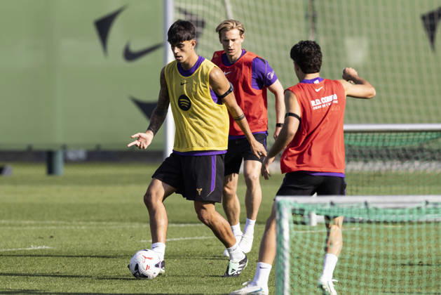 October 16, 2026, Sant Joan Despi, Barcelona, Spain: Marc Bernal during the training day of FC Barcelona, Barca ahead the Spanish League, Laliga EA Sports, football match against Real Betis at Ciudad Esportiva Joan Gamper on October 16, 2026 in Sant Joan Despi, Barcelona, Spain. FC Barcelona Training And press conference, PK, Pressekonferenz - LaLiga EA Sports  - ZUMAa181 20261016_zaa_a181_045 Copyright: xJavierxBorregox