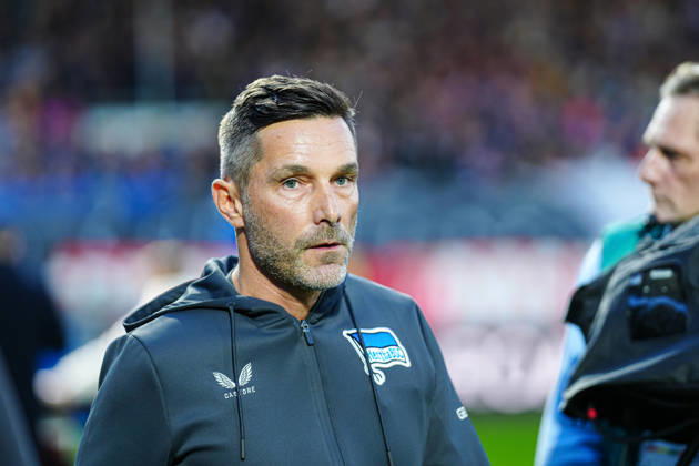 Stefan Leitl (Hertha BSC, Trainer) GER, Holstein Kiel vs. Hertha BSC, Fußball, 2. Bundesliga, Spieltag 08, Saison 2026 2027, 16.10.2026 DFL REGULATIONS PROHIBIT ANY USE OF PHOTOGRAPHS AS IMAGE SEQUENCES AND OR QUASI-VIDEO GER, Holstein Kiel vs. Hertha BSC, Fußball, 2. Bundesliga, Spieltag 08, Saison 2026 2027, 16.10.2026 Kiel Copyright: xEibner-Pressefoto MarcelxvonxFehrnx EP_MFN