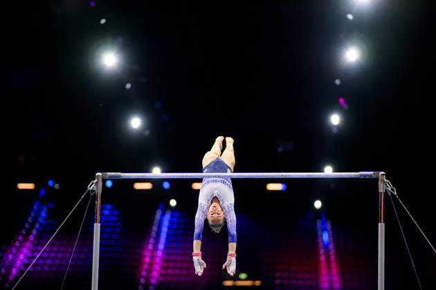 261016 Sanne Wevers of Netherlands at a women’s podium training session during day -1 of the 2026 Artistic Gymnastics World Championships on October 16, 2026 in Rotterdam. Photo: Joel Marklund BILDBYRÅN kod JM JM0858 bbeng artistisk gymnastik artistic gymnastics gymnastik-vm vm artistic gymnastics world championships dam Copyright: JOELxMARKLUND BB261016JM002