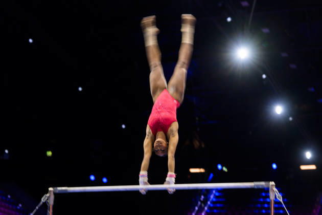 261016 Becky Downie of Great Britain at a women’s podium training session during day -1 of the 2026 Artistic Gymnastics World Championships on October 16, 2026 in Rotterdam. Photo: Joel Marklund BILDBYRÅN kod JM JM0858 bbeng artistisk gymnastik artistic gymnastics gymnastik-vm vm artistic gymnastics world championships dam Copyright: JOELxMARKLUND BB261016JM033