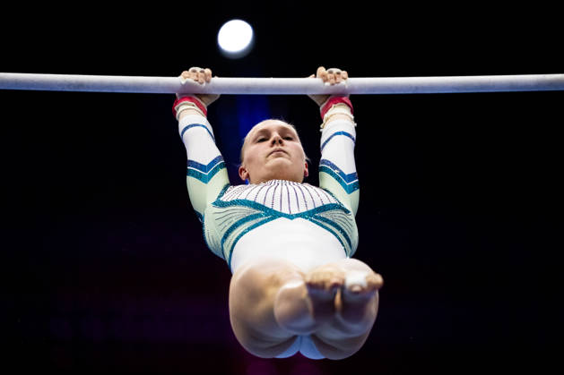 261016 Christine Victoria Kubon of Norway at a women’s podium training session during day -1 of the 2026 Artistic Gymnastics World Championships on October 16, 2026 in Rotterdam. Photo: Joel Marklund BILDBYRÅN kod JM JM0858 bbeng artistisk gymnastik artistic gymnastics gymnastik-vm vm artistic gymnastics world championships dam Norge Copyright: JOELxMARKLUND BB261016JM038