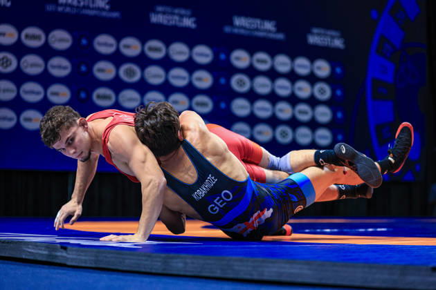 U23 World Championships 74kg FS - Saba Kobakhidze (GEO) df. Manuel Wagin (GER)