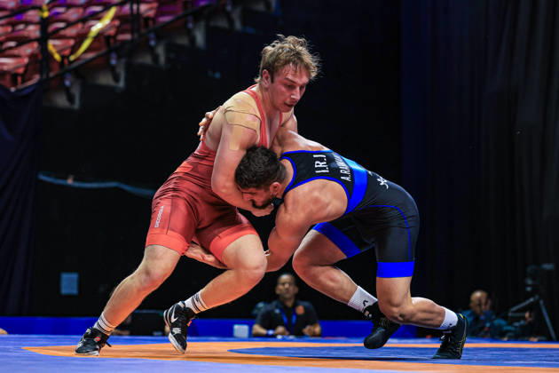 U23 World Championships 92kg FS - Abolfazl Yaser Rahmani Firouzjaei (IRI) df. Sandro Kurashvili (GEO)