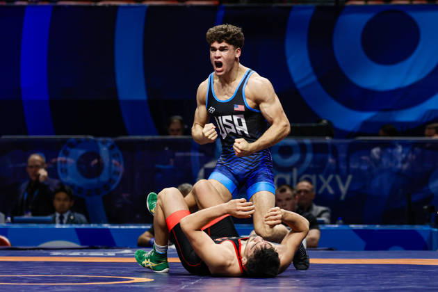U23 World Championships 74kg FS - Jayden James (USA) df. Ali Manouchehr Karampour (IRI)