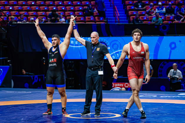 U23 World Championships 125kg FS - Abolfazl Mohammad Mohammad Nezhad (IRI) df. Khetag Karsanov (AZE)