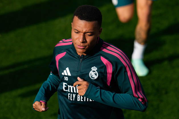 October 17, 2026, Valdebebas, Madrid, Spain: Kylian Mbappe during the training day of Real Madrid ahead the Spanish League, LaLiga EA Sports, football match against Sevilla FC at Ciudad Deportiva Real Madrid on October 17, 2026, in Valdebebas, Madrid, Spain. Real Madrid Training And press conference, PK, Pressekonferenz - LaLiga Ea Sports - ZUMAa181 20261017_zaa_a181_038 Copyright: xDennisxAgyemanx