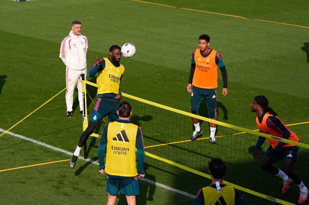 October 17, 2026, Valdebebas, Madrid, Spain: Antonio Rudiger during the training day of Real Madrid ahead the Spanish League, LaLiga EA Sports, football match against Sevilla FC at Ciudad Deportiva Real Madrid on October 17, 2026, in Valdebebas, Madrid, Spain. Real Madrid Training And press conference, PK, Pressekonferenz - LaLiga Ea Sports - ZUMAa181 20261017_zaa_a181_060 Copyright: xDennisxAgyemanx