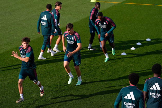 October 17, 2026, Valdebebas, Madrid, Spain: Carlos Espi during the training day of Real Madrid ahead the Spanish League, LaLiga EA Sports, football match against Sevilla FC at Ciudad Deportiva Real Madrid on October 17, 2026, in Valdebebas, Madrid, Spain. Real Madrid Training And press conference, PK, Pressekonferenz - LaLiga Ea Sports - ZUMAa181 20261017_zaa_a181_074 Copyright: xDennisxAgyemanx