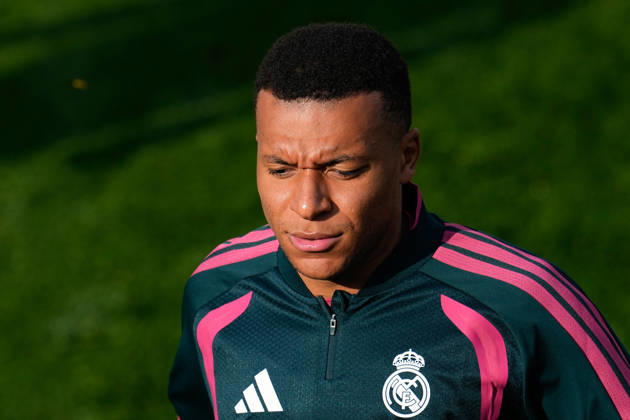 October 17, 2026, Valdebebas, Madrid, Spain: Kylian Mbappe during the training day of Real Madrid ahead the Spanish League, LaLiga EA Sports, football match against Sevilla FC at Ciudad Deportiva Real Madrid on October 17, 2026, in Valdebebas, Madrid, Spain. Real Madrid Training And press conference, PK, Pressekonferenz - LaLiga Ea Sports - ZUMAa181 20261017_zaa_a181_086 Copyright: xDennisxAgyemanx
