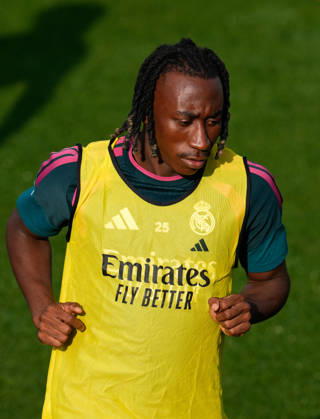 October 17, 2026, Valdebebas, Madrid, Spain: Yan Diomande during the training day of Real Madrid ahead the Spanish League, LaLiga EA Sports, football match against Sevilla FC at Ciudad Deportiva Real Madrid on October 17, 2026, in Valdebebas, Madrid, Spain. Real Madrid Training And press conference, PK, Pressekonferenz - LaLiga Ea Sports - ZUMAa181 20261017_zaa_a181_088 Copyright: xDennisxAgyemanx