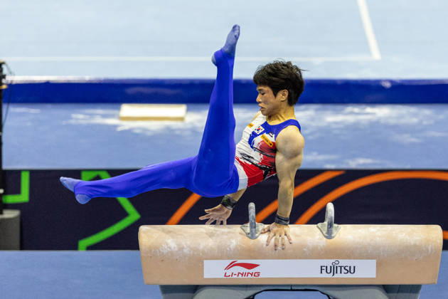 2026-10-17 Artistic Gymnastics World Championships 2026 - Day 1 ROTTERDAM, NETHERLANDS - OCTOBER 17: Junghyo Lee of South Korea competes during Day 1 of the Artistic Gymnastics World Championships 2026 at Rotterdam Ahoy on October 17, 2026 in Rotterdam, Netherlands. Rotterdam Rotterdam Ahoy Netherlands Content not available for redistribution in The Netherlands directly or indirectly through any third parties. Copyright: xMarcelxvanxPlateringenx