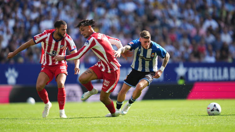 La Liga EA Sports match between RCD Espanyol and Atletico de Madrid played at RCDE Stadium on October 17, 2026 in Barcelona, Spain. (Photo by Sergio Ruiz PRESSINPHOTO) Copyright: xSergioxRuizx xPRESSINPHOTOx