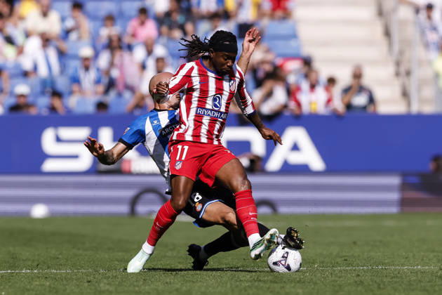 October 17, 2026, Cornella, Barcelona, SPAIN: Ademola Lookman of Atletico de Madrid in action during the Spanish league, LaLiga EA Sports, football match played between RCD Espanyol and Atletico de Madrid at RCDE Stadium on October 17, 2026 in Cornella, Spain. RCD Espanyol V Atletico De Madrid - LaLiga EA Sports  - ZUMAa181 20261017_zaa_a181_121 Copyright: xJavierxBorregox