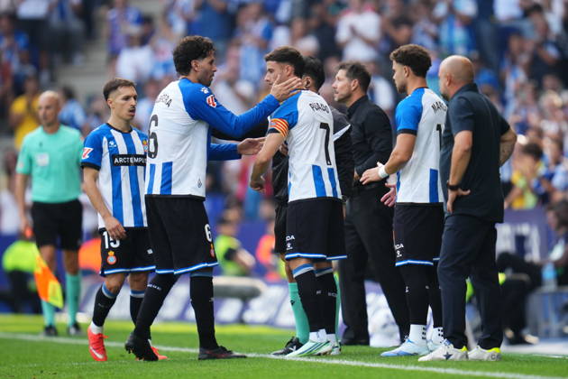 La Liga EA Sports match between RCD Espanyol and Atletico de Madrid played at RCDE Stadium on October 17, 2026 in Barcelona, Spain. (Photo by Sergio Ruiz PRESSINPHOTO) Copyright: xSergioxRuizx xPRESSINPHOTOx