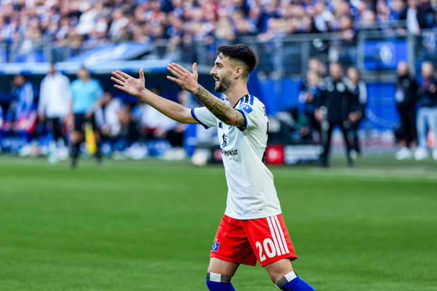 Deutschland: Fußball Bundesliga 2026 27, 6. Spieltag Hamburger SV (HSV) vs VfB Stuttgart Volkspark Stadion (Hamburg): Fabio Vieira (Hamburger SV, 20) Copyright: xStefanxTrochax