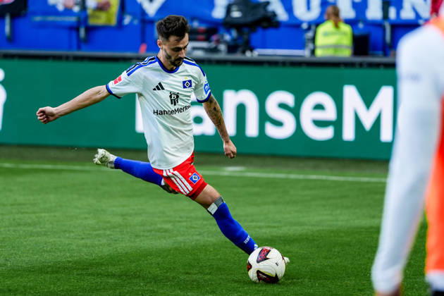 Deutschland: Fußball Bundesliga 2026 27, 6. Spieltag Hamburger SV (HSV) vs VfB Stuttgart Volkspark Stadion (Hamburg): Fabio Vieira (Hamburger SV, 20) Copyright: xStefanxTrochax