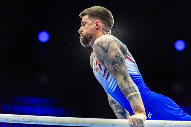 2026-10-17 Artistic Gymnastics World Championships 2026 - Day 1 ROTTERDAM, NETHERLANDS - OCTOBER 17: Casimir Schmidt of Netherlands competes during Day 1 of the Artistic Gymnastics World Championships 2026 at Rotterdam Ahoy on October 17, 2026 in Rotterdam, Netherlands. Rotterdam Rotterdam Ahoy Netherlands Content not available for redistribution in The Netherlands directly or indirectly through any third parties. Copyright: xMarcelxvanxPlateringenx