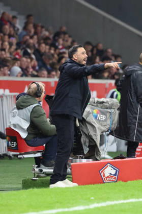 FOOTBALL : LOSC Lille vs Brest - Ligue 1 - 17 10 2026 Davide ANCELOTTI (entraineur LOSC Lille) lors du match LOSC Lille vs Brest, Ligue 1, Decathlon Arena stade Pierre Mauroy, le 17 octobre 2026 - photo Laurent Sanson PsnewZ  Copyright: xLaurentxSANSONx xPsnewZx