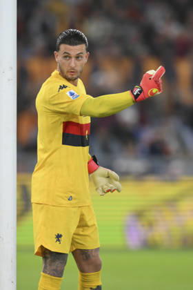 RECORD DATE NOT STATED 17th October 2026; Stadio Olimpico, Rome, Italy; Italian Serie A Football, Roma versus Genoa; Justin Bijlow of Genoa AllShotLive