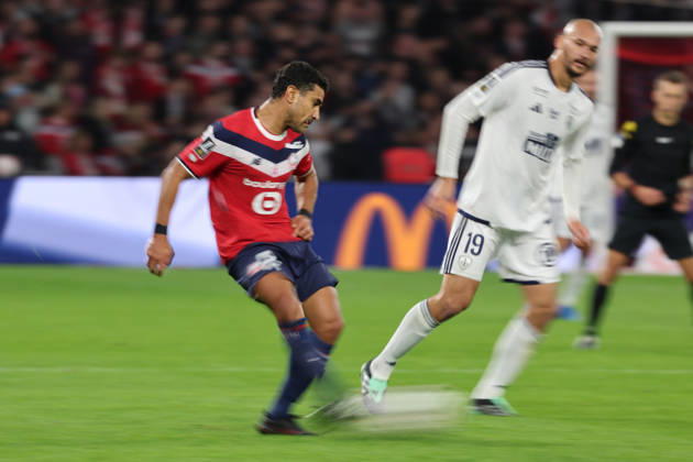 FOOTBALL : LOSC Lille vs Brest - Ligue 1 - 17 10 2026 Benjamin ANDRE (LOSC Lille) lors du match LOSC Lille vs Brest, Ligue 1, Decathlon Arena stade Pierre Mauroy, le 17 octobre 2026 - photo Laurent Sanson PsnewZ  Copyright: xLaurentxSANSONx xPsnewZx