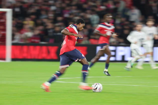 FOOTBALL : LOSC Lille vs Brest - Ligue 1 - 17 10 2026 Nathan NGOY (LOSC Lille) lors du match LOSC Lille vs Brest, Ligue 1, Decathlon Arena stade Pierre Mauroy, le 17 octobre 2026 - photo Laurent Sanson PsnewZ  Copyright: xLaurentxSANSONx xPsnewZx