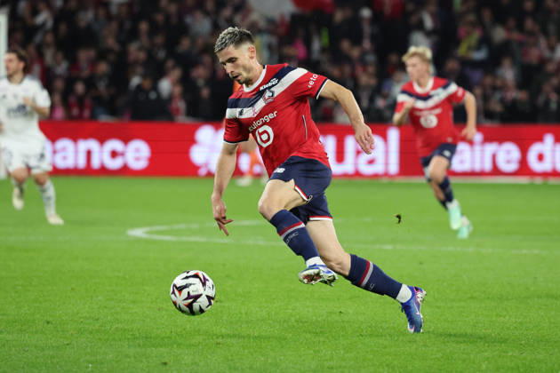 FOOTBALL : LOSC Lille vs Brest - Ligue 1 - 17 10 2026 Romain PERRAUD (LOSC Lille) lors du match LOSC Lille vs Brest, Ligue 1, Decathlon Arena stade Pierre Mauroy, le 17 octobre 2026 - photo Laurent Sanson PsnewZ  Copyright: xLaurentxSANSONx xPsnewZx
