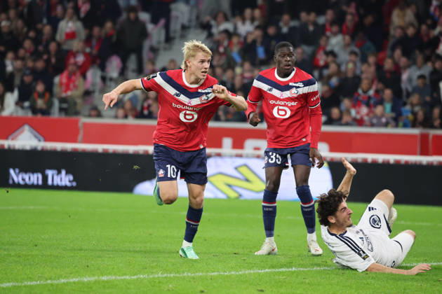 FOOTBALL : LOSC Lille vs Brest - Ligue 1 - 17 10 2026 Hakon HARALDSSON (LOSC Lille) lors du match LOSC Lille vs Brest, Ligue 1, Decathlon Arena stade Pierre Mauroy, le 17 octobre 2026 - photo Laurent Sanson PsnewZ  Copyright: xLaurentxSANSONx xPsnewZx