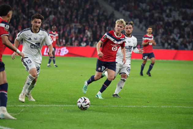 FOOTBALL : LOSC Lille vs Brest - Ligue 1 - 17 10 2026 Hakon HARALDSSON (LOSC Lille) lors du match LOSC Lille vs Brest, Ligue 1, Decathlon Arena stade Pierre Mauroy, le 17 octobre 2026 - photo Laurent Sanson PsnewZ  Copyright: xLaurentxSANSONx xPsnewZx