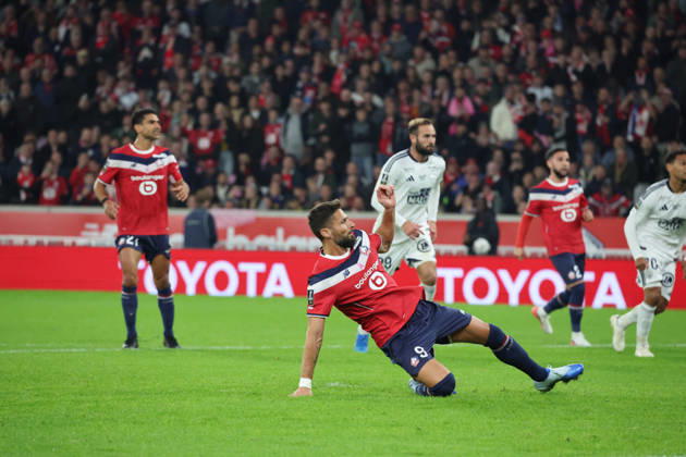 FOOTBALL : LOSC Lille vs Brest - Ligue 1 - 17 10 2026 But sur penalty de Olivier GIROUD (LOSC Lille) lors du match LOSC Lille vs Brest, Ligue 1, Decathlon Arena stade Pierre Mauroy, le 17 octobre 2026 - photo Laurent Sanson PsnewZ  Copyright: xLaurentxSANSONx xPsnewZx