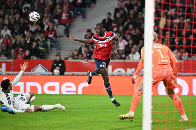 LOSC Lille v Stade Brestois 29 - Ligue 1 McDonald s 2026 2027 Tanguy KOUASSI of Lille during Ligue 1 McDonald s between Lille and Brest at Stade Pierre Mauroy on October 17, 2026 in Lille, France. Lille France  Copyright: xIconxSportx 776577018