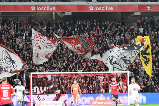 LOSC Lille v Stade Brestois 29 - Ligue 1 McDonald s 2026 2027 Supporters during Ligue 1 McDonald s between Lille and Brest at Stade Pierre Mauroy on October 17, 2026 in Lille, France. Lille France  Copyright: xIconxSportx 776577018