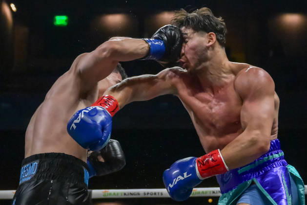 October 17, 2026, Las Vegas, Nevada, USA: JAMIE OSUNA defeats CRISTIAN CANGELOSI via majority Decision at the Chelsea of The Cosmopolitan in Las Vegas. Las Vegas USA - ZUMAo117 20261017_zsp_o117_006 Copyright: xMikaelxOnax