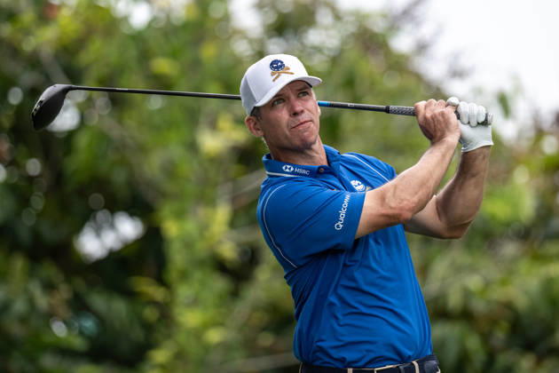 October 18, 2026, Macau, Macao Sar, China: Paul CASEY from England, on the 1st Tee. Macau Open Golf 2026 Final Round. Macau China - ZUMAr144 20261018_zap_r144_017 Copyright: xJaynexRussellx