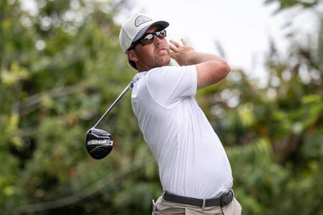 October 18, 2026, Macau, Macao Sar, China: Andy OGLETREE from the USA on the 1st tee. Macau Open Golf 2026 Final Round. Macau Open Golf 2026 Final Round  - ZUMAr144 20261018_zap_r144_014 Copyright: xJaynexRussellx