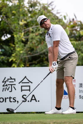October 18, 2026, Macau, Macao Sar, China: Andy OGLETREE from the USA on the 1st tee. Macau Open Golf 2026 Final Round. Macau Open Golf 2026 Final Round  - ZUMAr144 20261018_zap_r144_016 Copyright: xJaynexRussellx