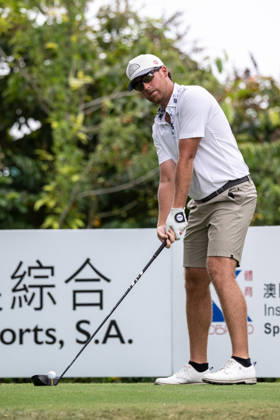 October 18, 2026, Macau, Macao Sar, China: Andy OGLETREE from the USA on the 1st tee. Macau Open Golf 2026 Final Round. Macau Open Golf 2026 Final Round  - ZUMAr144 20261018_zap_r144_019 Copyright: xJaynexRussellx
