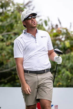 October 18, 2026, Macau, Macao Sar, China: Andy OGLETREE from the USA on the 1st tee. Macau Open Golf 2026 Final Round. Macau Open Golf 2026 Final Round  - ZUMAr144 20261018_zap_r144_022 Copyright: xJaynexRussellx