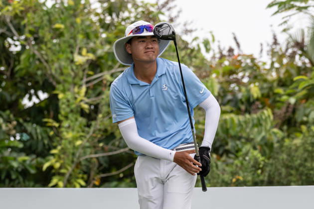 October 18, 2026, Macau, Macao Sar, China: Chinas XU, Andi on the first tee.Macau Open Golf 2026 Final Round. Macau Open Golf 2026 Final Round  - ZUMAr144 20261018_zap_r144_026 Copyright: xJaynexRussellx