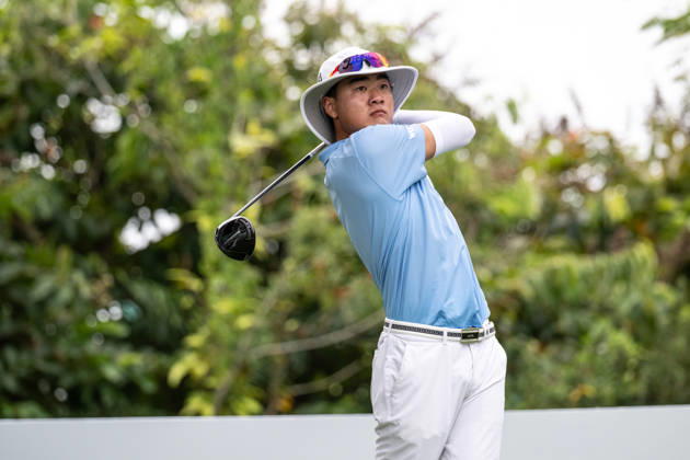 October 18, 2026, Macau, Macao Sar, China: Chinas XU, Andi on the first tee.Macau Open Golf 2026 Final Round. Macau Open Golf 2026 Final Round  - ZUMAr144 20261018_zap_r144_028 Copyright: xJaynexRussellx