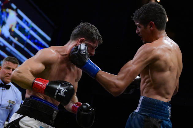 October 18, 2026, Las Vegas, Nevada, USA: SEBASTIAN FUNDORA defeats ERMAL HADRIBEAJ via KO in round 12 at the Chelsea of The Cosmopolitan in Las Vegas. Las Vegas USA - ZUMAo117 20261018_zsp_o117_014 Copyright: xMikaelxOnax