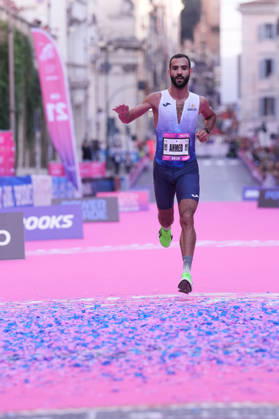 Ouhda Ahmed during the 3th edition of the Wizz Air Rome Half Marathon by Brooks 2026 Rome s, Italy - Sunday, October 18, 2026. ( Photo by Alfredo Falcone LaPresse )  Copyright: xAlfredoxFalcone LaPressex