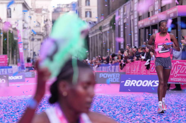 Yaregal Yalemget during the 3th edition of the Wizz Air Rome Half Marathon by Brooks 2026 Rome s, Italy - Sunday, October 18, 2026. ( Photo by Alfredo Falcone LaPresse )  Copyright: xAlfredoxFalcone LaPressex