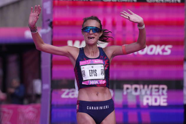 Epis Giovanna during the 3th edition of the Wizz Air Rome Half Marathon by Brooks 2026 Rome s, Italy - Sunday, October 18, 2026. ( Photo by Alfredo Falcone LaPresse )  Copyright: xAlfredoxFalcone LaPressex