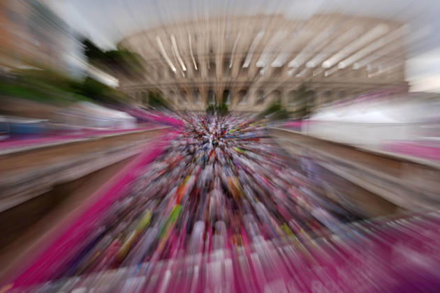 A moment of during the 3th edition of the Wizz Air Rome Half Marathon by Brooks 2026 Rome s, Italy - Sunday, October 18, 2026. ( Photo by Alfredo Falcone LaPresse ) Copyright: xAlfredoxFalcone LaPressex