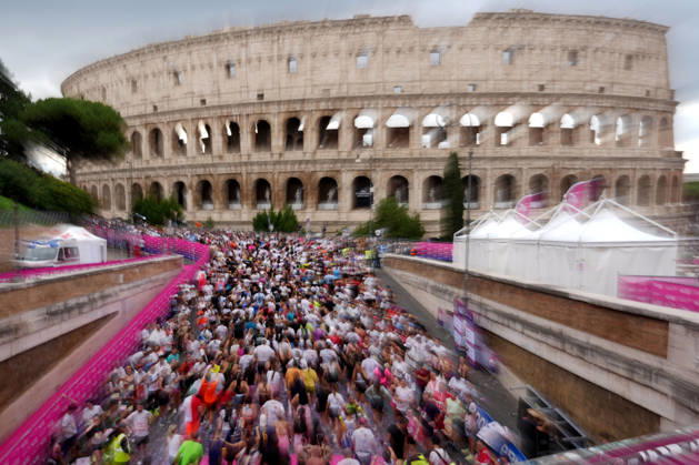 A moment of during the 3th edition of the Wizz Air Rome Half Marathon by Brooks 2026 Rome s, Italy - Sunday, October 18, 2026. ( Photo by Alfredo Falcone LaPresse ) Copyright: xAlfredoxFalcone LaPressex
