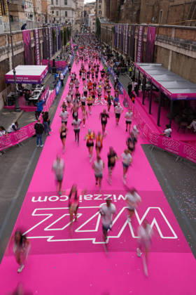 A moment of during the 3th edition of the Wizz Air Rome Half Marathon by Brooks 2026 Rome s, Italy - Sunday, October 18, 2026. ( Photo by Alfredo Falcone LaPresse ) Copyright: xAlfredoxFalcone LaPressex