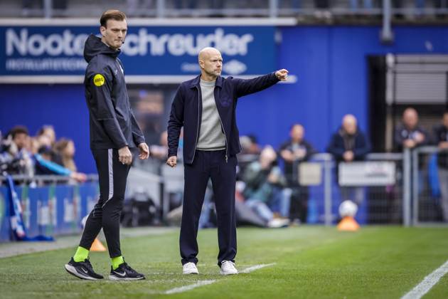ZWOLLE , 18-10-2026 , mac3park , season 2026 2027 , Dutch Eredivisie football , match between PEC Zwolle and Go Ahead Eagles , picture shows PEC Zwolle Assistant coach Dennis van der Ree PEC - Go Ahead Eagles  x208674641x Copyright: