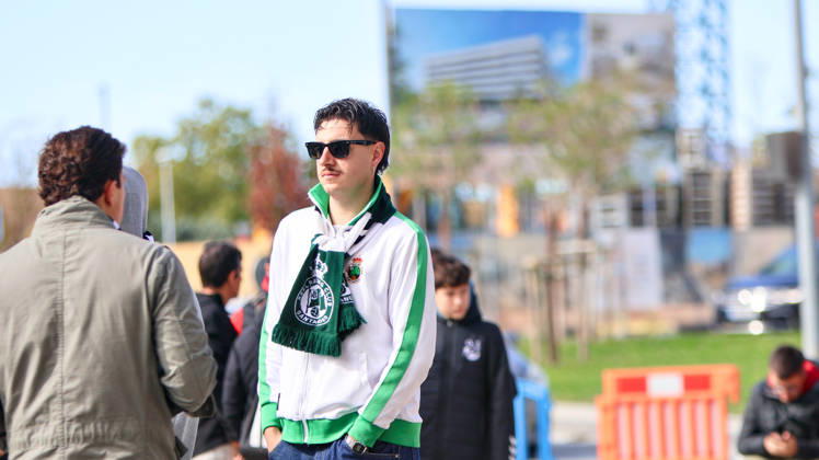 ESP: LaLiga EA Sports Atletico Osasuna v Racing Santander fans of racing during LaLiga EA Sports match between Atletico Osasuna v Racing Santander played at El Sadar Stadium, Pamplona, on October 18 2026 in Spain Spain Soccer Copyright: xAgenciaxLOFx