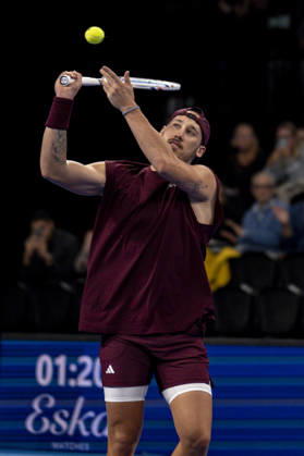 TENNIS : ATP, Tennis Herren 250 - Grand Tennis AURA - Decines (France) 18 10 2026 Kyrian JACQUET (FRA) vs Sascha GUEYMARD WAYENBURG (FRA) during the qualifying tournament of the Auvergne Rhône-Alpes Grand Prix at the LDLC Arena in Décines on October 18, 2026. Photo Sandrine Thesillat PsNewZ  Copyright: xSandrinexTHESILLATx